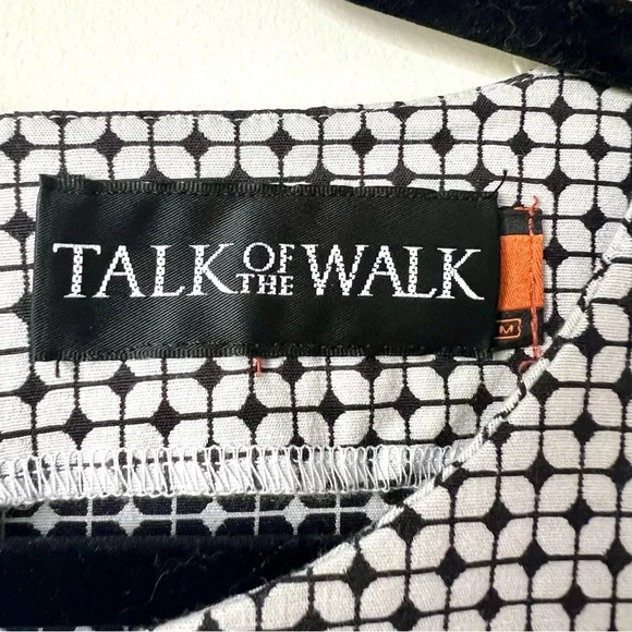 NWT Vintage TALK OF THE WALK Sleeveless Contrast Shift Day Dress—SZ. Medium - Picture 8 of 15